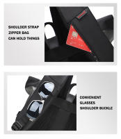 Mochila de gran capacidad para hombre, bolsa de viaje para ordenador portátil, bolsa de hombro, equipaje, cubierta enrollable, novedad - details 11