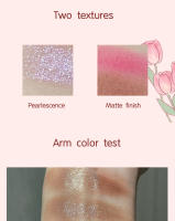 Paleta de Sombras de Ojos Terrosas de 3 Colores Brillo Mate Perla Gris Glimmer - details 9