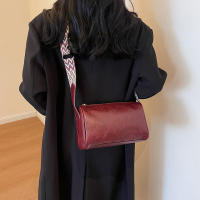 Bolso pequeño Vintage de cuero PU para mujer, bandolera con almohada Boston, diseño de lujo, bolso de hombro de diseñador - details 5