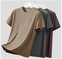 Camisetas de hombre Camiseta de manga corta con cuello redondo a rayas - details 0