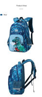 Conjunto de 3 mochilas escolares con dibujos de dinosaurios para niños y adolescentes, lonchera con estuche para lápices, Set de 3 unidades - details 9