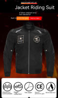 LYSCHY Chaqueta de motocicleta para las cuatro estaciones, forro interior extraíble, chaqueta de béisbol Vintage a prueba de viento para hombre, Tops informales para motocicleta - details 0