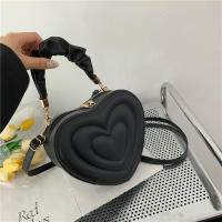 Bolsos de Hombro de Moda para Verano en Forma de Corazón para Mujeres Bolsos Bandolera de Cuero PU Vintage Casual Bolsos de Mano con Forro de Poliéster - details 18