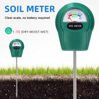 Medidor de suelo portátil, Detector de PH/humedad del agua/fertilidad, probador de humedad del suelo de flores de jardín, sonda de Metal, No requiere baterías - details 0