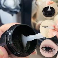 Set de Sello de Eyeliner de Esponja de Secado Rápido Impermeable, Doble Cabeza, Negro Marrón, Herramientas de Cuidado de la Piel Facial - details 1