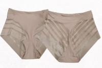 Tela de malla transparente sin costuras con cintura para mujer, ropa moldeadora de control abdominal de alta elasticidad, ropa interior de seda congelada, - details 10