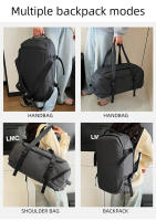 Bolsa de lona de viaje para gimnasio con bolsillo para zapatos, bolsos de hombro para entrenamiento deportivo al aire libre, Yoga, almacenamiento grande, mochila de viaje de negocios para ordenador portátil - details 2