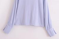 Elegant Ladies Office Ruffle Shirt Blouse Long Sleeve V Neck Women 2025 Solid Spring Shirts Blusas Mujer - details 10