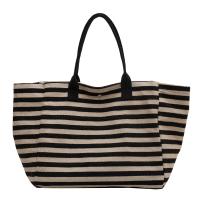 Bolsa de Lona a Rayas Grande Bolsa de Hombro Casual para Mujeres Ideal para Compras Diarias, Estudiantes, Viajes, Bolsa de Playa Material de Lining de Poliéster - details 31