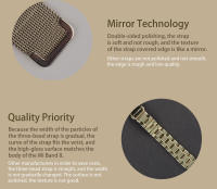Correa de Metal Mi band 9 8 para pulsera Mi Smart Band 9 NFC versión Global accesorios de reloj - details 1