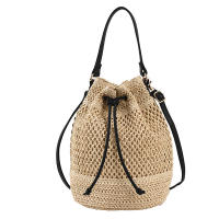 Bolso de Verano para Mujeres Bolso de Hombro de Paja Bolsa Top Mate de Ratán Bolso de Mano Casual de Raffia Crochet Bolso de Playa - details 29