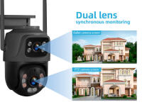 Cámara de Seguridad IP KERUI 6MP HD PTZ Visión Nocturna Infrarroja Control de Aplicación - details 2