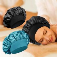 Gorro de dormir de satén elástico unisex Boneta de cuidado del cabello para la noche - details 4