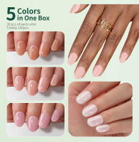 Nailpop Sweet Dream Kit de uñas postizas de 5 colores, 140/150 Uds., formas cuadradas de ataúd de almendra, puntas de uñas postizas duraderas de 14/15 tamaños - details 12