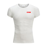 Casual Fashion Slim Fit Print T-shirt Men Sports Short Sleeve Knitted Shirt Summer Gym Fitness Bodybuilding Workout Tops Clothes - details 17