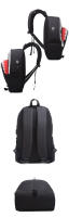 Mochila de Moda para Portátil USB con Luminosidad Nocturna en Forma de Tiburón Bolsa de Pecho para Estudiantes Mochila de Viaje para Adolescentes - details 4
