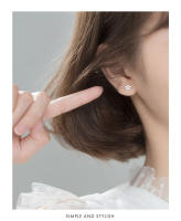 Flower Earrings Studs 925 Sterling Silver Fine Jewelry Minimalist Beautiful Stud Earrings For Women Silver 925 Korean - details 6
