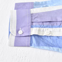Camisa de cáñamo informal de moda con cuello vuelto de lino - details 12