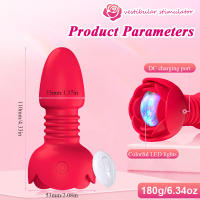 Vibrador Anal Réptil Telescópico 10 Modos de Vibración Masajeador Prostatal Inalámbrico - details 13