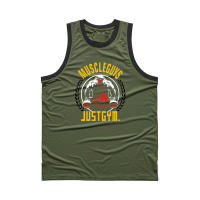 Summer Outdoor Sports Loose Sleeveless Singlet Men Training Running Breathable Tank Tops - details 13