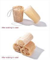 Kit de Manicura de Loofah Natural KADS 4Pcs Cepillos de Limpieza de Uñas y Exfoliación Corporal - details 3