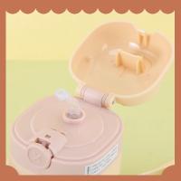 Botella de agua con pajita, bonitas botellas de agua para niños, escuela, niñas, niños, tirantes portátiles al aire libre, botella de agua sin BPA para niños - details 2
