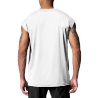 Mesh Quick Dry Tank Top for Men Summer Sleeveless Shirts Fitness Clothing Loose Gym Clothes Workout Solid Color Running Vest - details 9