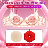 Leten 9 Vibraciones Clamps con Cadena Vibrador Portátil Recargable de Silicona para Mujeres, Parejas, Juguetes para Adultos Certificado CE - details 6