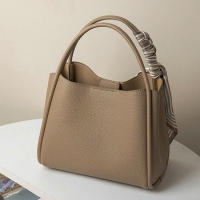 Bolsos de hombro con cintas simples para mujer, bandoleras versátiles de cuero PU de alta capacidad, novedad - details 15