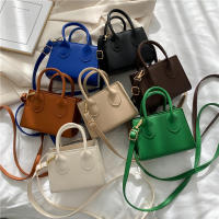 Mini bolso de mano de cuero PU para mujer, bandolera de hombro de Color sólido, bolso de compras con asa para teléfono, nueva moda - details 25