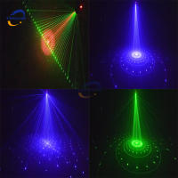 Mini luz de discoteca RGB, proyector láser de escaneo de patrones a todo Color con Control remoto DMX512, efecto DJ, iluminación de escenario para Bar y fiesta - details 7