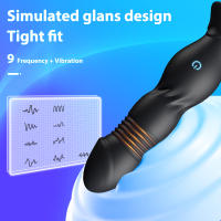 Masajeador de próstata vibratorio telescópico, consolador con 9 vibraciones, estimulador vaginal, tapón anal, punto G, juguetes sexuales para pareja, aplicación, Control inalámbrico, clítoris, vibrador Anal, Control inalámbrico, tapón Anal, ventosa, mastu - details 4