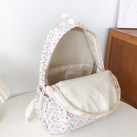 Mochila escolar coreana para estudiantes, mochilas florales blancas para niñas adolescentes, mochila Linda para mujeres, bolsa para libros de marca, mochila de nailon - details 18