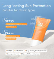 LAIKOU SPF 50 PA+++ Protector solar para rostro, cuerpo, cuello, bloqueador solar, bloqueador solar de larga duración, protector solar facial, crema solar 50g - details 4