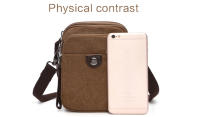 Bolso de lona de diseñador de marca para hombre, mini bandolera de hombro, Bolso de cintura informal de alta calidad, Bolso cuadrado pequeño - details 2