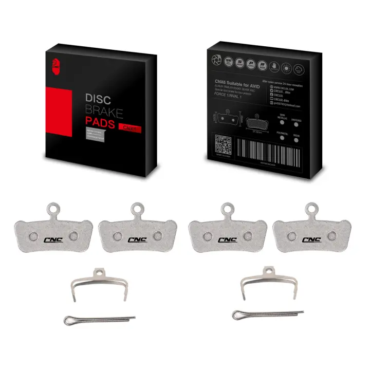 Pastillas de freno SUNTNUR MTB para SRAM GUIDE R RS RSC G2 LEVEL ULT AVID TRAIL 4 pistones de cerámica/resina/pastillas de freno de disco sinterizadas 2 pares - 1