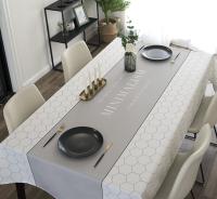 Manteles rectangulares con estampado de simplicidad nórdica para decoración de mesa y fiesta, manteles de cubierta para mesas de comedor - details 0