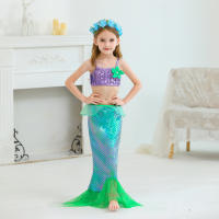 Disfraz de la Sirenita Ariel para niñas, vestido de verano para cosplay, ropa de fiesta de cumpleaños y Carnaval, traje de playa - details 5