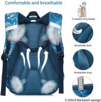 Conjunto de 3 mochilas escolares con dibujos de dinosaurios para niños y adolescentes, lonchera con estuche para lápices, Set de 3 unidades - details 4