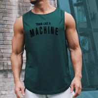 Summer New Sell Well Gym Bodybuilding Fitness Singlets Muscle Vest Man Basketball Jersey Solid Stringer Quick Dry Mesh Tank Tops - details 10