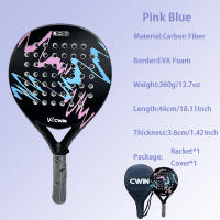 Camewin-raqueta de Paddle profesional para adultos, raqueta de tenis de cara suave de EVA de fibra de carbono con funda para bolsa de Padel, novedad de 2025 - details 0