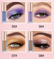 Sombra de Ojos Líquida Brillante Monocromática Barra de Maquillaje de Lentejuelas Doradas y Moradas para Realzar la Piel Impermeable y Brillante - details 13