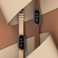 Mi Band 7 6 5 4 3 Correa de cuero Accesorios de repuesto para pulsera - details 0