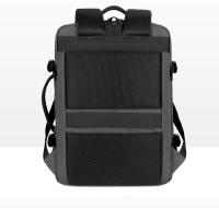 Mochila de viaje clásica para hombre, morral de negocios expandible con USB, bolsa de gran capacidad para ordenador portátil, impermeable, a la moda - details 17