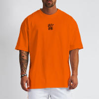 Oversized T shirt Men Loose Drop Shoulders Gym Clothing Bodybuilding Fitness Streetwear Hip-Hop T-shirt Quick Dry Mesh Sport Tee - details 5