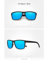 KIINGSEVEN gafas de sol polarizadas para hombre, gafas deportivas rectangulares con montura grande TR90 UV400, protección ocular para conducir, gafas antideslumbrantes para hombre y mujer - details 7