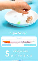 Rotuladores artísticos de colores para bocetos, Juego de dibujo de doble cabeza, pincel de pintura de acuarela, suministros de papelería, 12-100 piezas - details 7