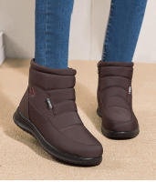 Women Boots 2021 New Winter Shoes For Women Snow Boots Low Heels Botas Mujer Keep Warm Waterproof Ankle Boots Winter Botte Femme - details 7