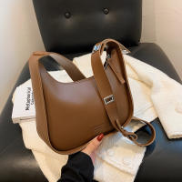 Bolso de hombro Vintage de media luna para mujer, bolso de axila de cuero suave, bolso cruzado, marcas de lujo, nuevo - details 17