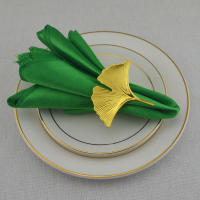 Servilleta de tela de 100 Uds., decoración para fiesta de salón de boda, toalla de té de satén, servilletas de mesa para fiesta de Navidad, cumpleaños, Baby Shower - details 5
